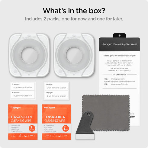 Spigen Galaxy Watch 5/4 (44mm) Screen Protector – GLAS.tR EZ Fit (2 Pack)